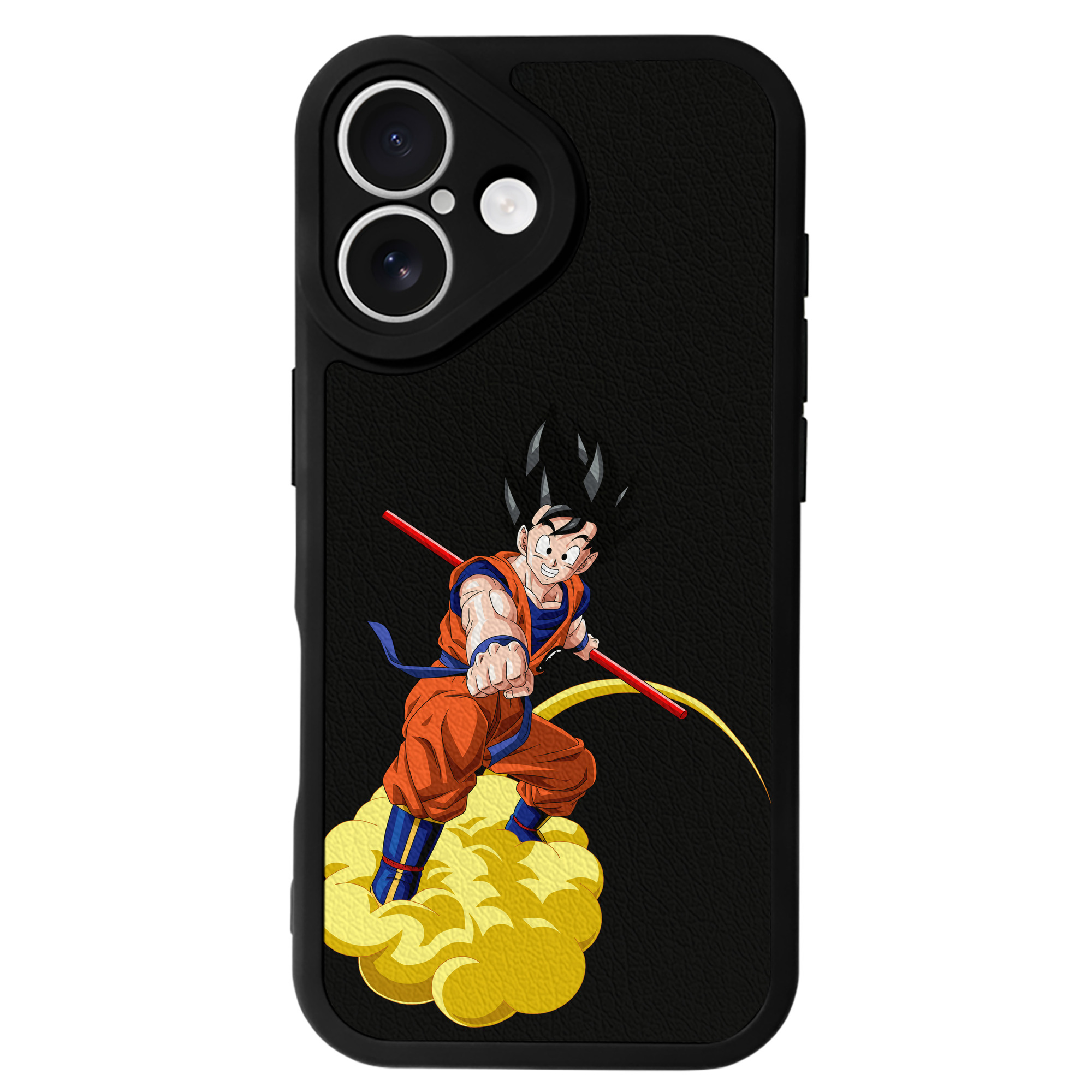 （画像用） ドラゴンボール 孫 悟飯（そんごはん）DRAGON BALL Son Gohan 【iPhone 16シリーズ対応】シリコンスマホケース（レザー調） 材質：シリコン